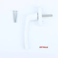 Aluminum Alloy UPVC Casement Window Handle White Lever Lock Window Handle Nixie One size
