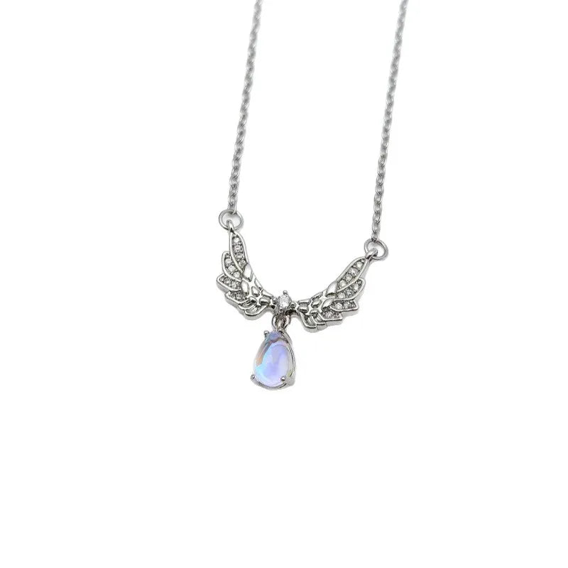 Women's Geometric Pendant Necklace | Stainless Steel Clavicle Chain Pendant Necklace Nixie