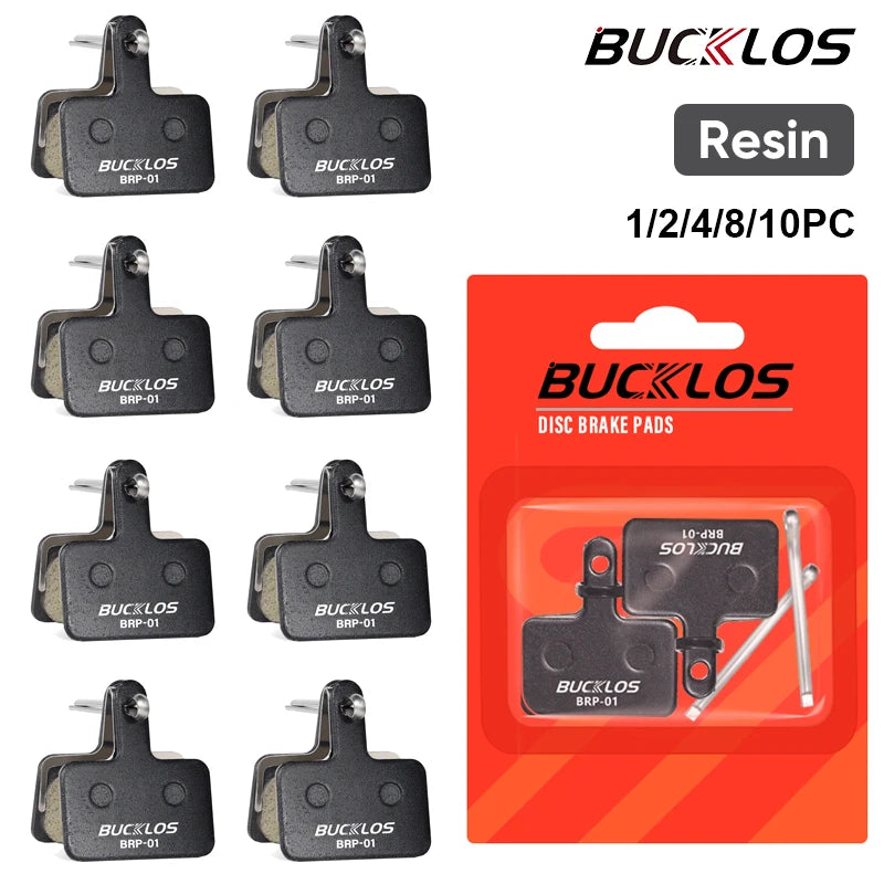 BUCKLOS Resin Disc Brake Pads for Shimano MT200 B01S Disc Brake Pads Nixie