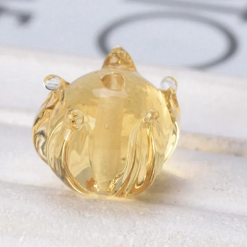2pcs Round Flower Lampwork Glass Beads for DIY Jewelry Making Lampwork Glass Beads Nixie Brown
