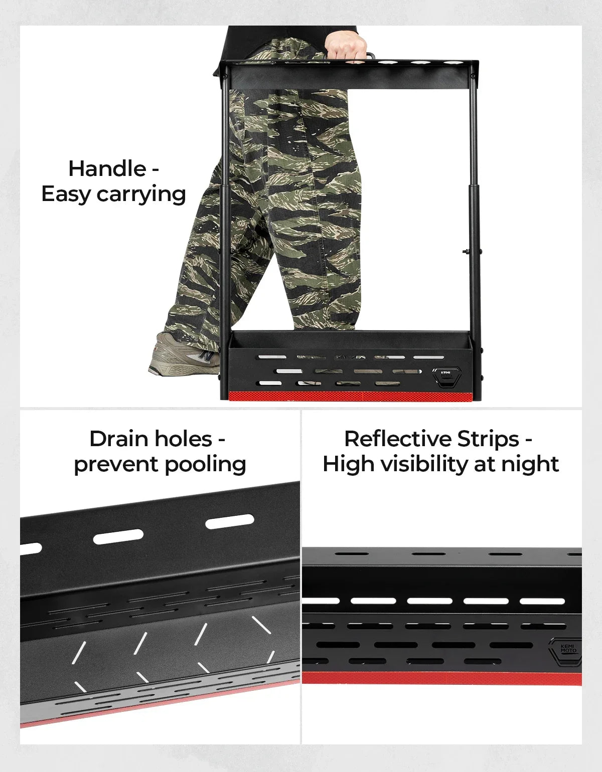 UTV Side Tool Rack 133 lbs – Polaris Ranger 1000 / XP 900 UTV Tool Rack Nixie