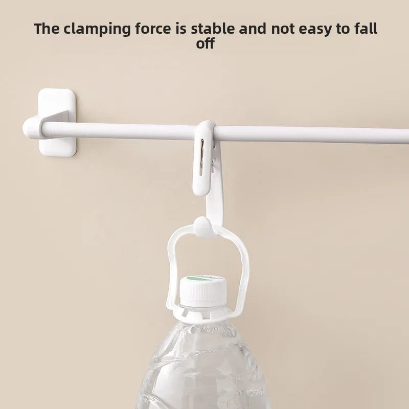 10PCS Plastic Hanging Clamp Hooks – Home Organizer Clips Hanging Organizer Clips Nixie