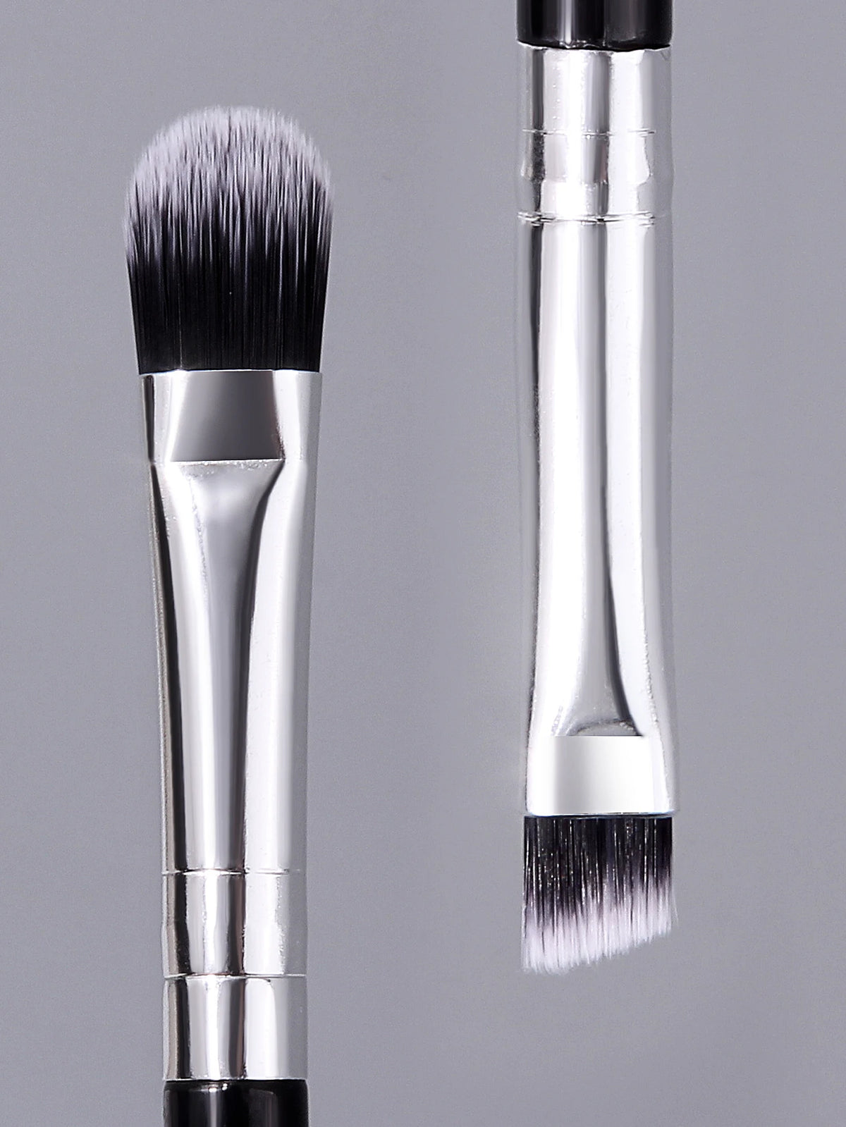 3-Piece Dual-Ended Makeup Brush Set – Eye & Concealer Kit Makeup Brush Set Nixie