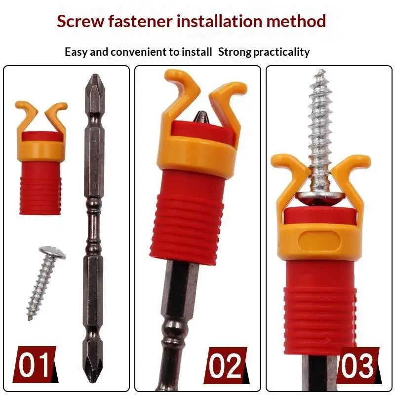 Screw Holder Fixing Sleeves for 1/4" Hex Bits – 1/3/5 Pcs Screw Holder Sleeve Nixie