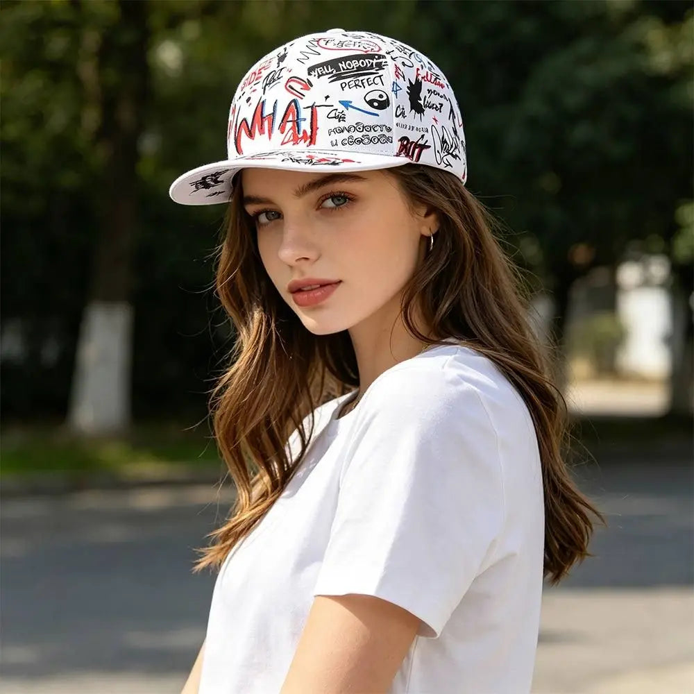 Hip Hop Graffiti Baseball Cap – Adjustable Unisex Sun Hat