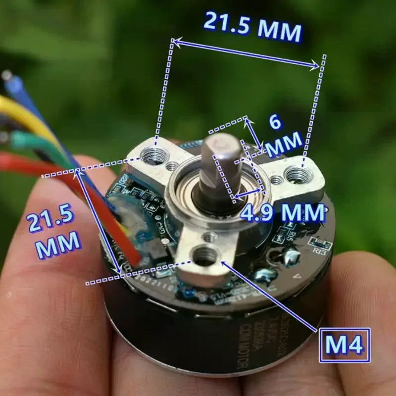 BL3525O 35mm Brushless DC Motor 7.4V 3200RPM + PWM Driver Brushless DC Motor Nixie Default Title