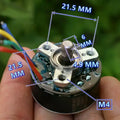 BL3525O 35mm Brushless DC Motor 7.4V 3200RPM + PWM Driver Brushless DC Motor Nixie Default Title