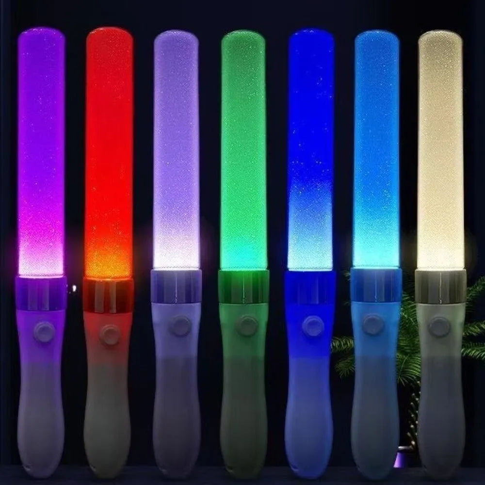 7 Color LED Glow Stick – Waterproof Concert Light Stick LED Glow Stick Nixie