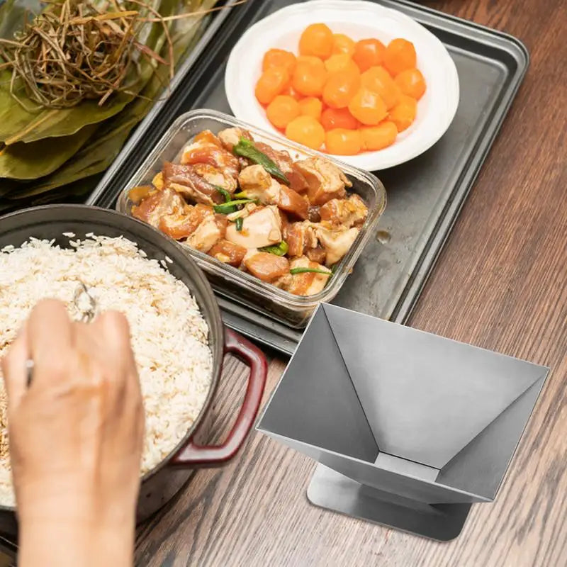 Zongzi Mold Stainless Steel Sticky Rice Dumpling Maker Tool Baking & Food Mold Nixie