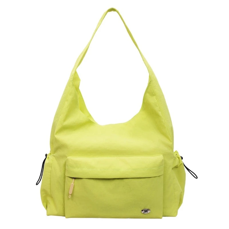 Women's Large Capacity Minimalist Nylon Tote Shoulder Bag Nylon Tote Bag Nixie
