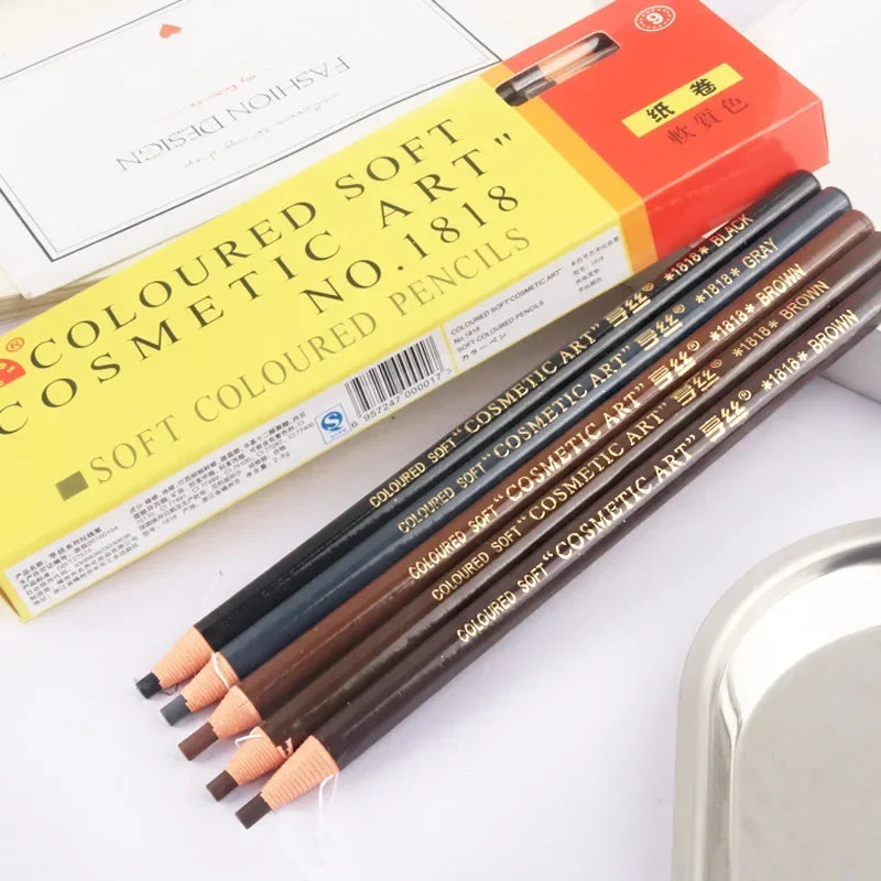 MicroJoy 3Pcs Waterproof Eyebrow Pencil Set – Long-Lasting Eyebrow Pencil Set Nixie