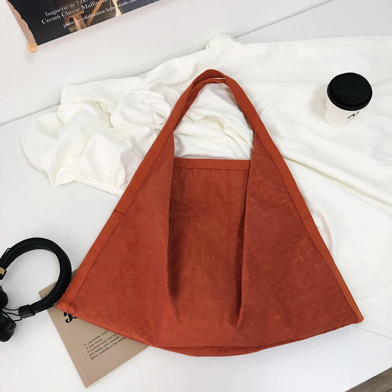 Nixie Large Canvas Tote Bag – Retro Shoulder & Gym Bag Canvas Shoulder Tote Nixie