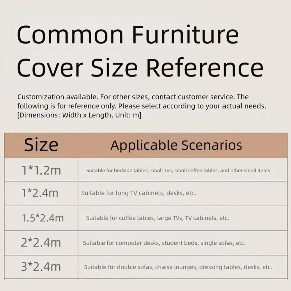 Breathable Furniture Dust Cover – Large Grey Dustproof Cloth