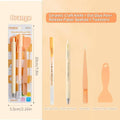 4-Piece DIY Journal Craft Kit – Glue Pen, Carving Knife & Tools DIY Craft Tool Set Nixie A6