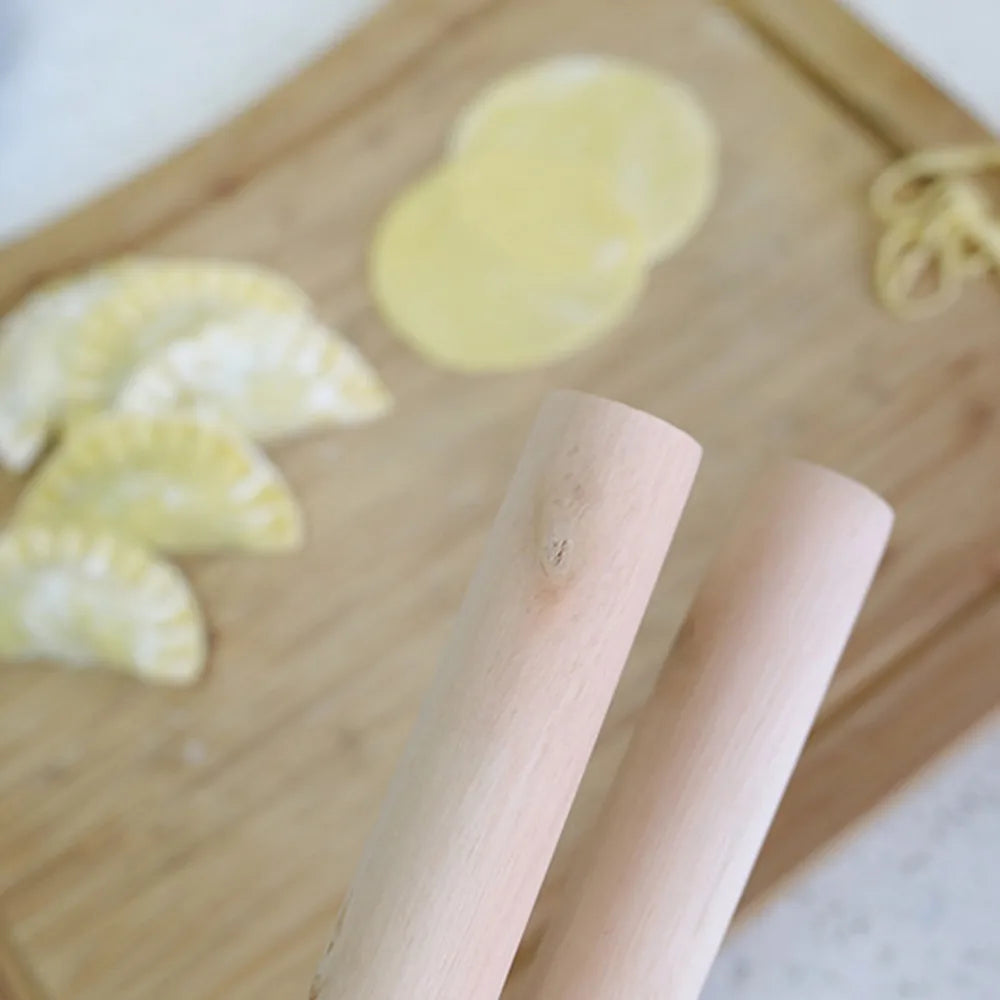 Beech Wood Rolling Pin – Small Fondant & Dough Roller 24cm Wooden Rolling Pin Nixie