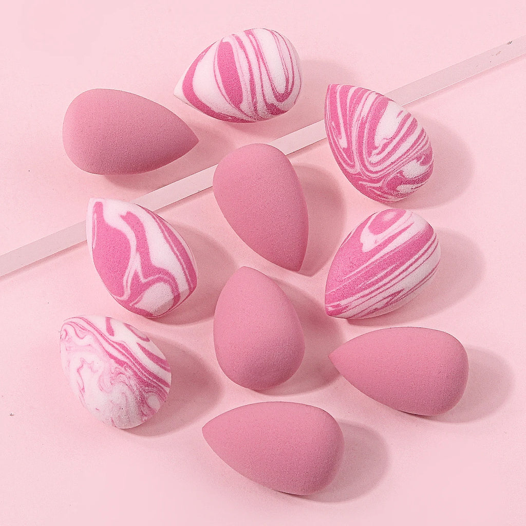 10-Pack Mini Makeup Blending Sponges – Teardrop, Wet & Dry Makeup Blending Sponge Nixie Default Title