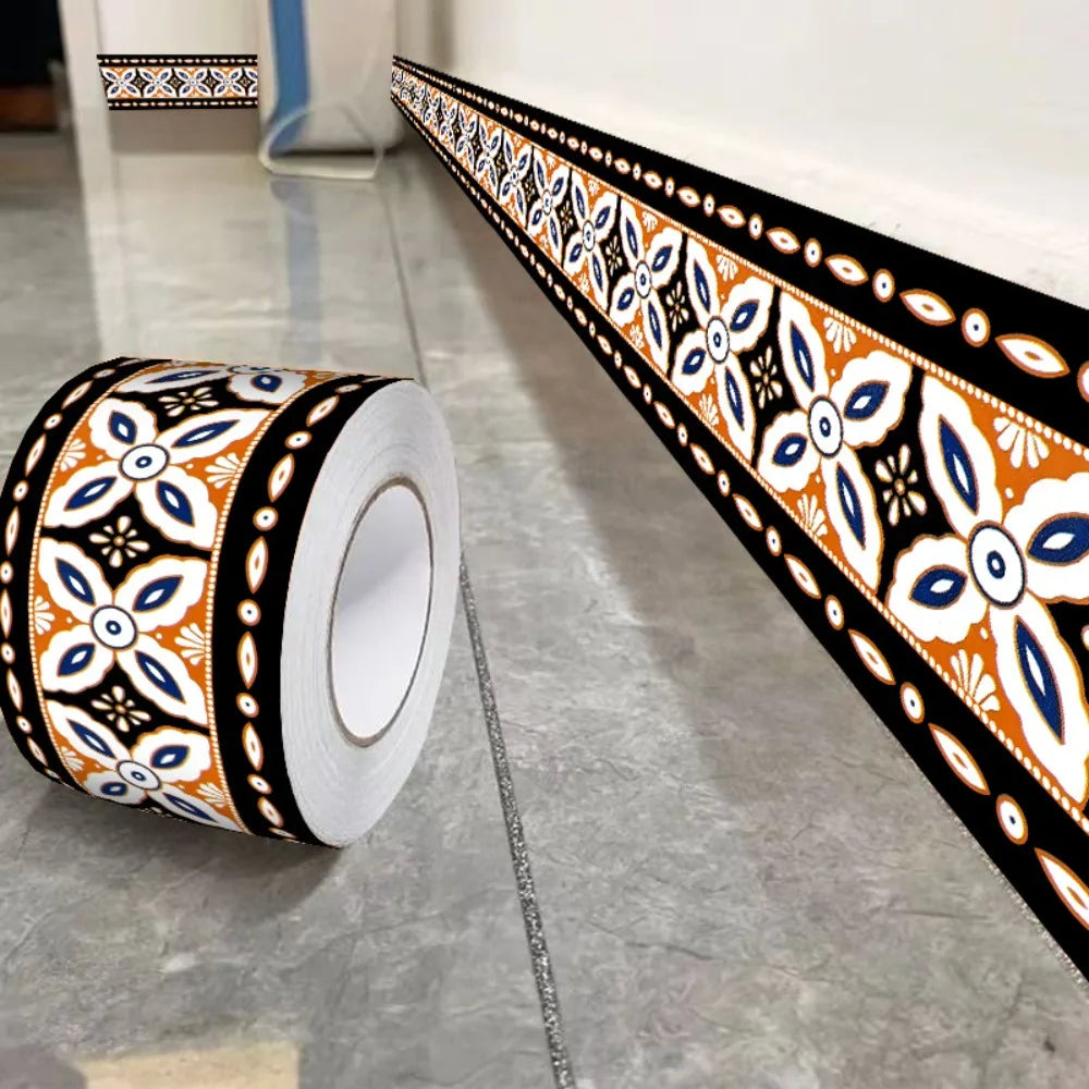 Self-Adhesive Skirting Line Wall Strip 5/10M | 8 Colors