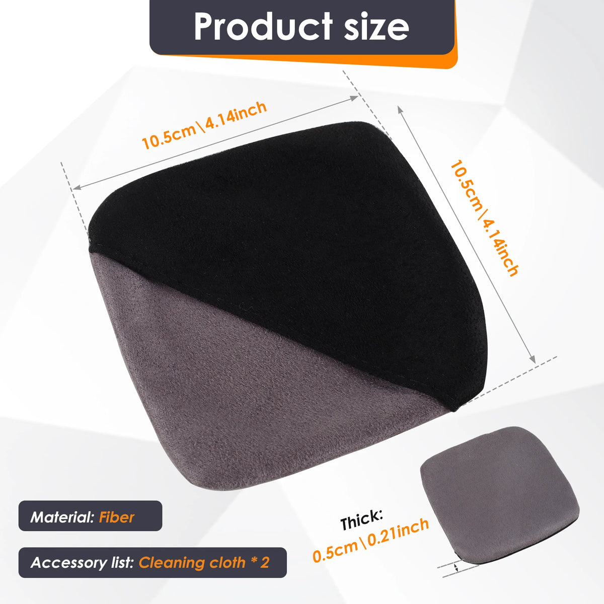 2Pcs Microfiber Car Screen Cleaner Cloth – Reusable Wipes Screen Cleaning Cloth Nixie