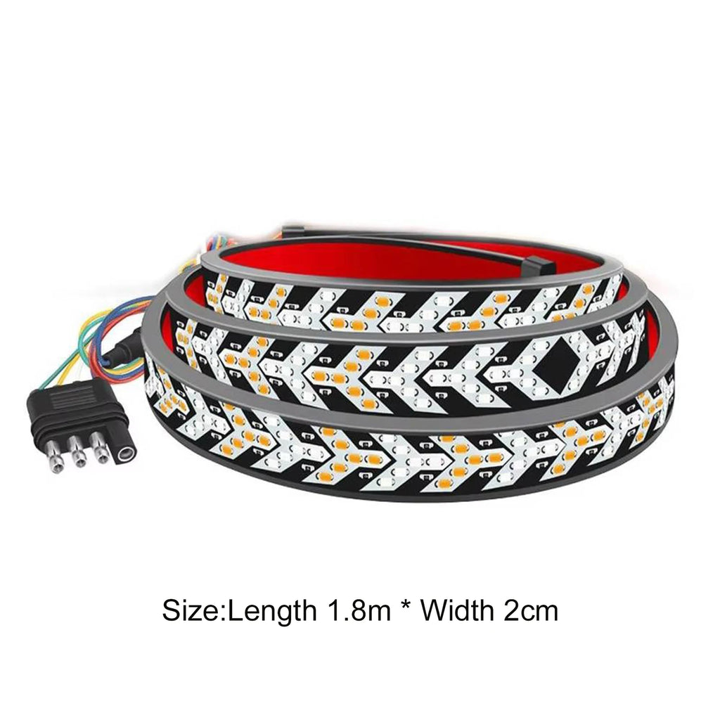 LED Tailgate Light Strip | Brake, Turn Signal, No-Drill LED Tailgate Light Bar Nixie