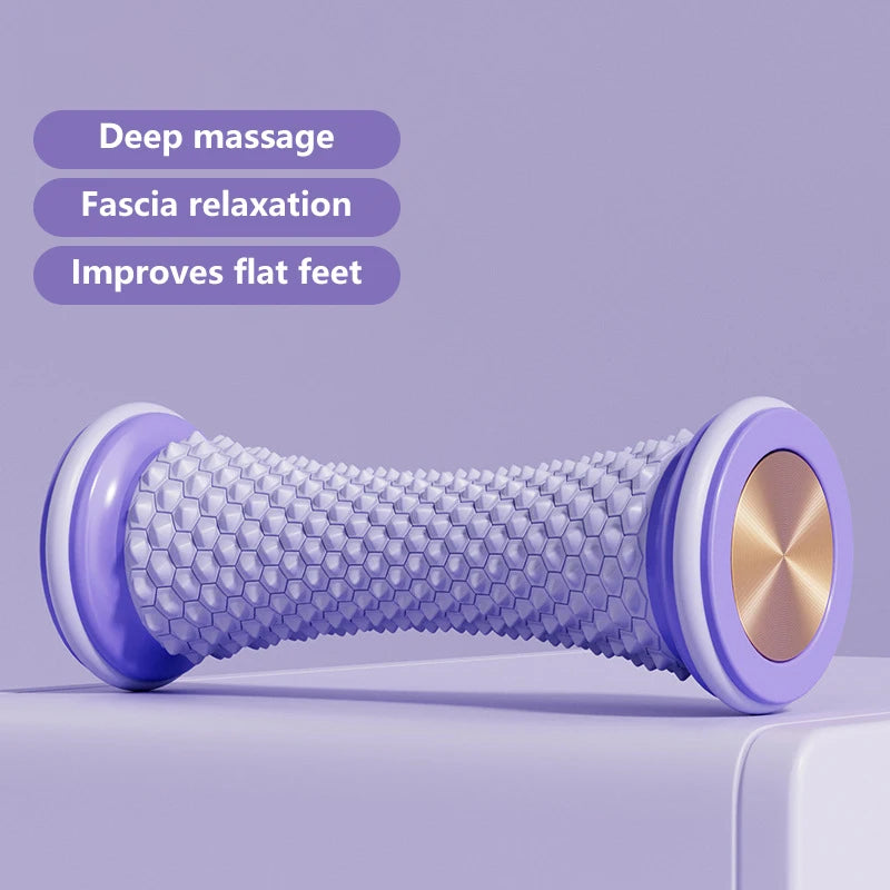 Manual Foot Massage Roller & Yoga Ball – Muscle Relaxation Foot Massage Roller Nixie Purple