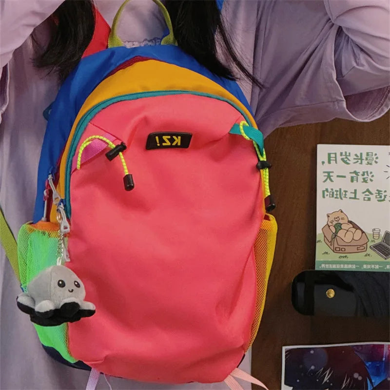 Lightweight Kids Casual Backpack – Kindergarten School Bag Kids School Backpack Nixie Pink