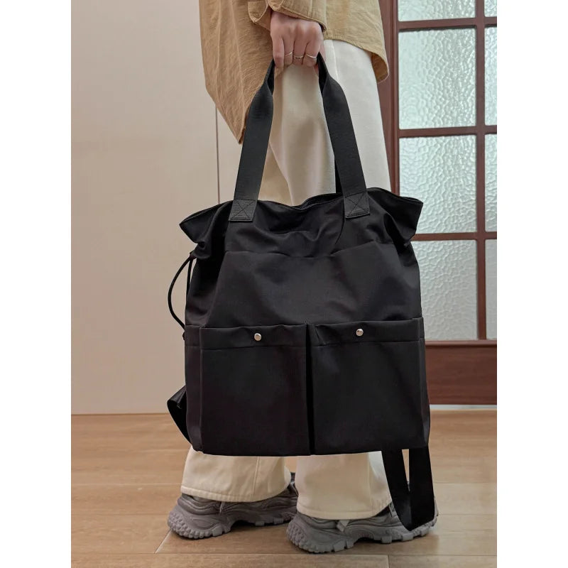Large Capacity Nylon Tote Bag – Lightweight Women's Commuter Nylon Tote Bag Nixie