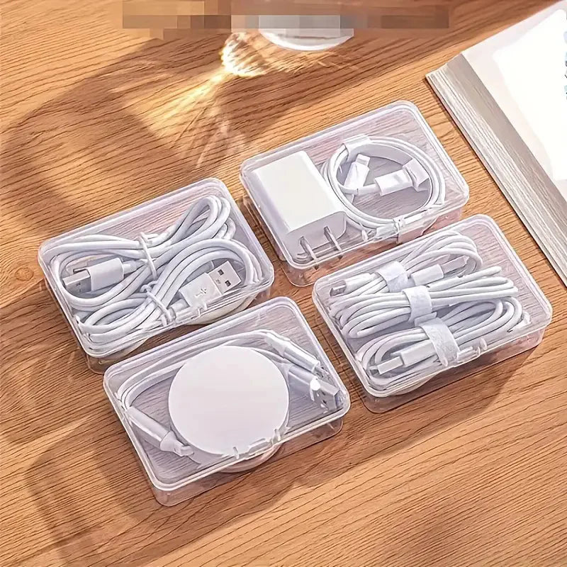 Data Cable & Charger Storage Box Organizer | Nixie