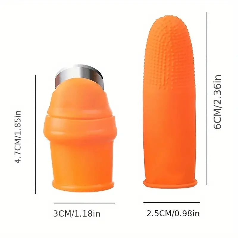 Silicone Finger Guard & Thumb Knife – Safe Kitchen Cutting Tool Kitchen Finger Guard Nixie