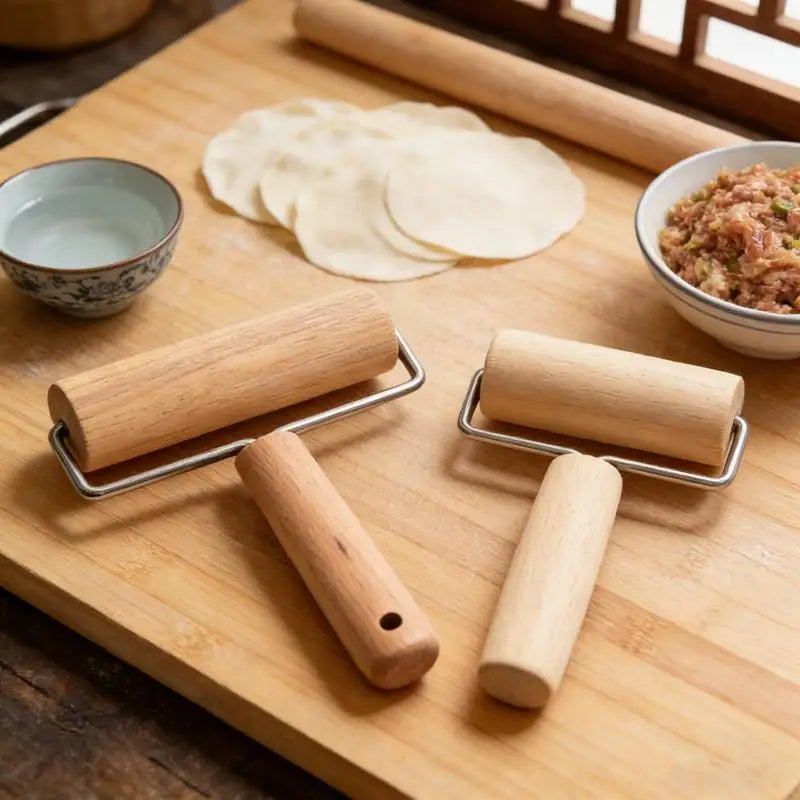 Wooden Rolling Pin for Pizza, Pastry, Chapati & Pasta