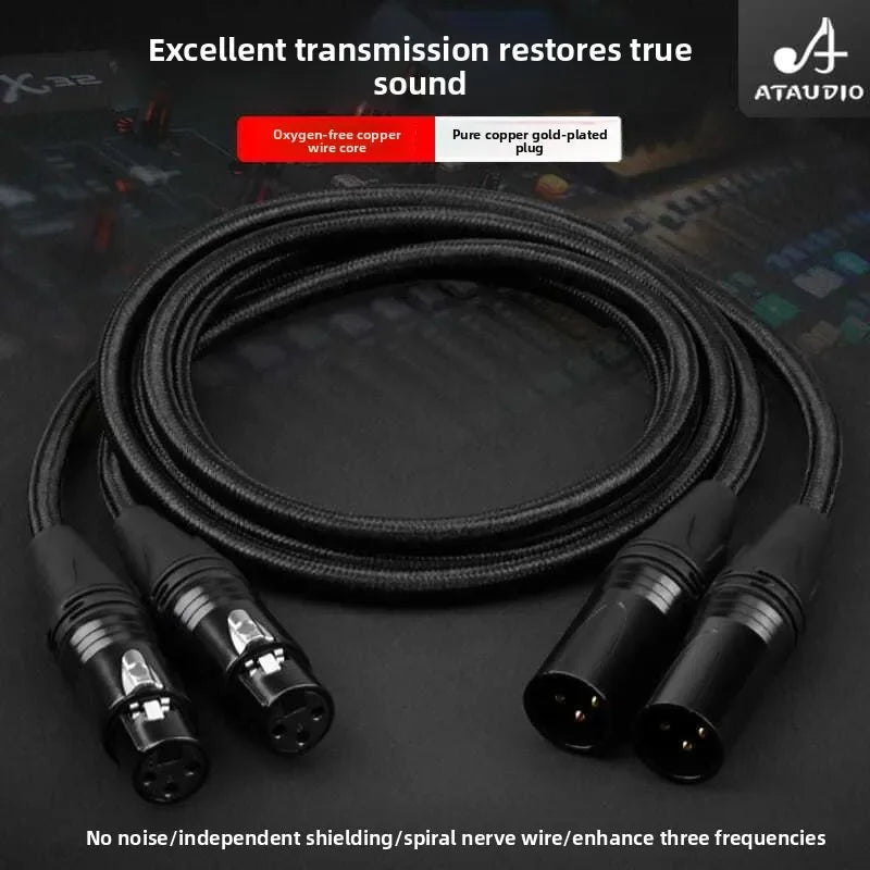 XLR Male to Female Audio Cable – Mic, Speaker & Studio XLR Audio Cable Nixie