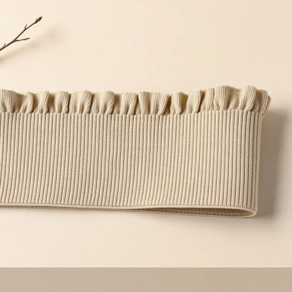 Wide Ruffle Elastic Band 1 Yard – DIY Waistband Sewing Trim