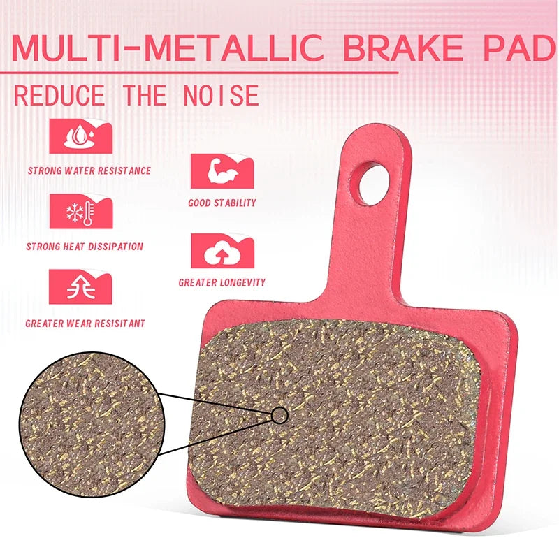 BUCKLOS MTB Disc Brake Pads – Shimano B01S B03S B05S Compatible MTB Disc Brake Pads Nixie
