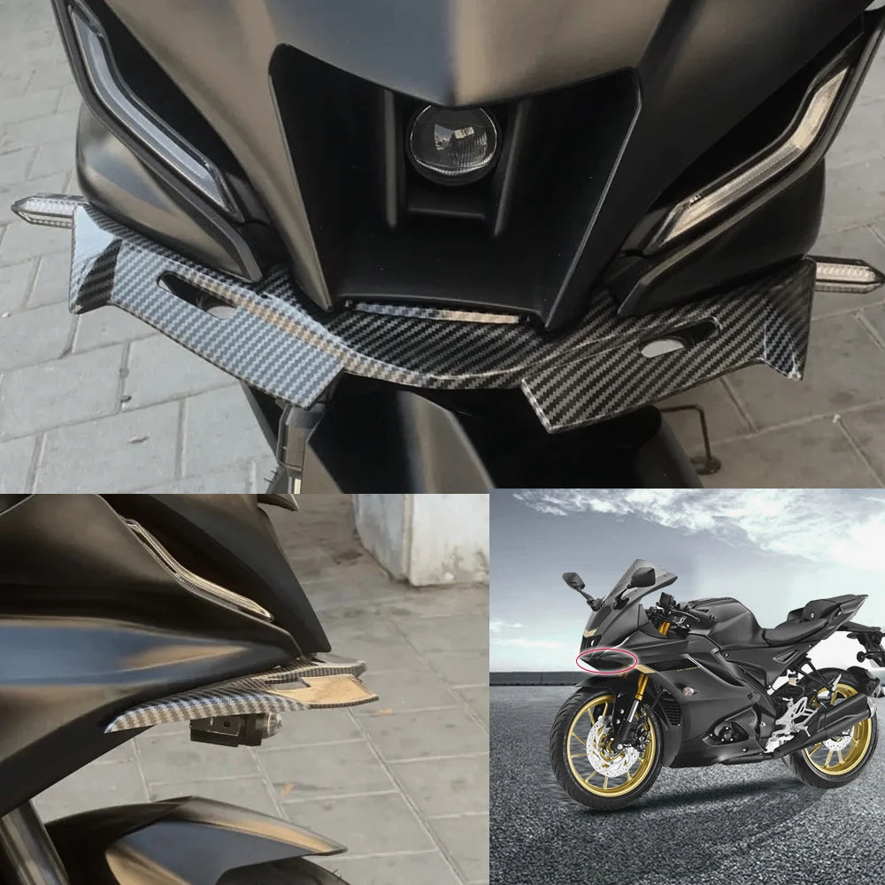 Yamaha R15 V4 2022–2023 ABS Front Winglet Fairing Cover Motorcycle Winglet Fairing Nixie