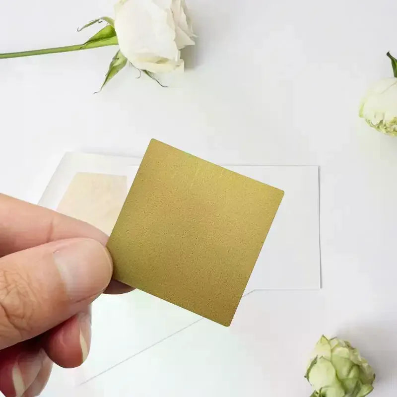 Scratch Off Sticker Labels Gold Silver Gray | 300–1000 Pcs