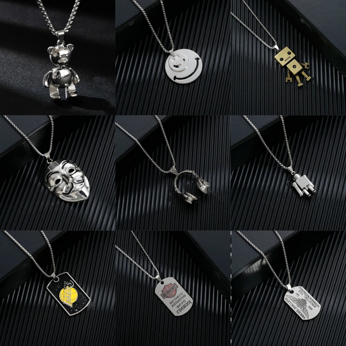Hip Hop Long Pendant Necklace – Unisex Sweater Chain Pendant Necklace Nixie
