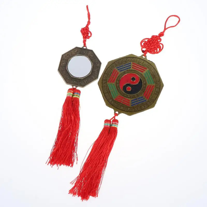 Feng Shui Bagua Mirror Yin Yang Zodiac Lucky Charm Decor Feng Shui Mirror Nixie