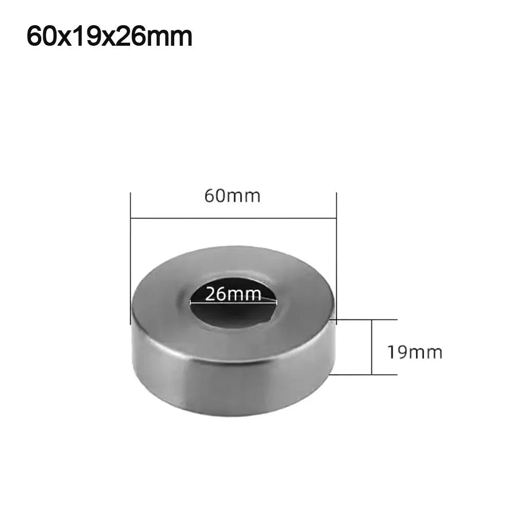Round Stainless Steel Pipe Cover – Faucet Decorative Cap Pipe Decorative Cover Nixie 60x19x26mm