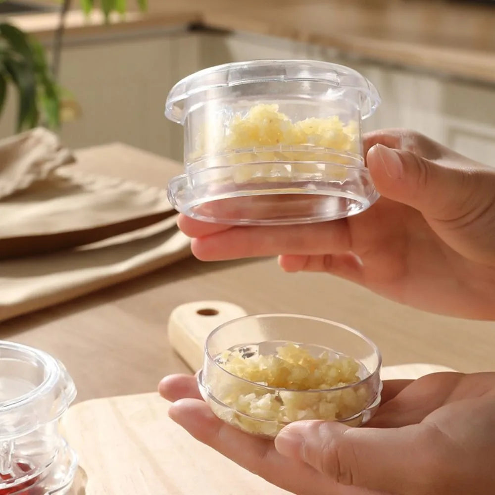 Transparent Garlic Press & Ginger Grater – Manual Kitchen Tool Garlic Press Grater Nixie