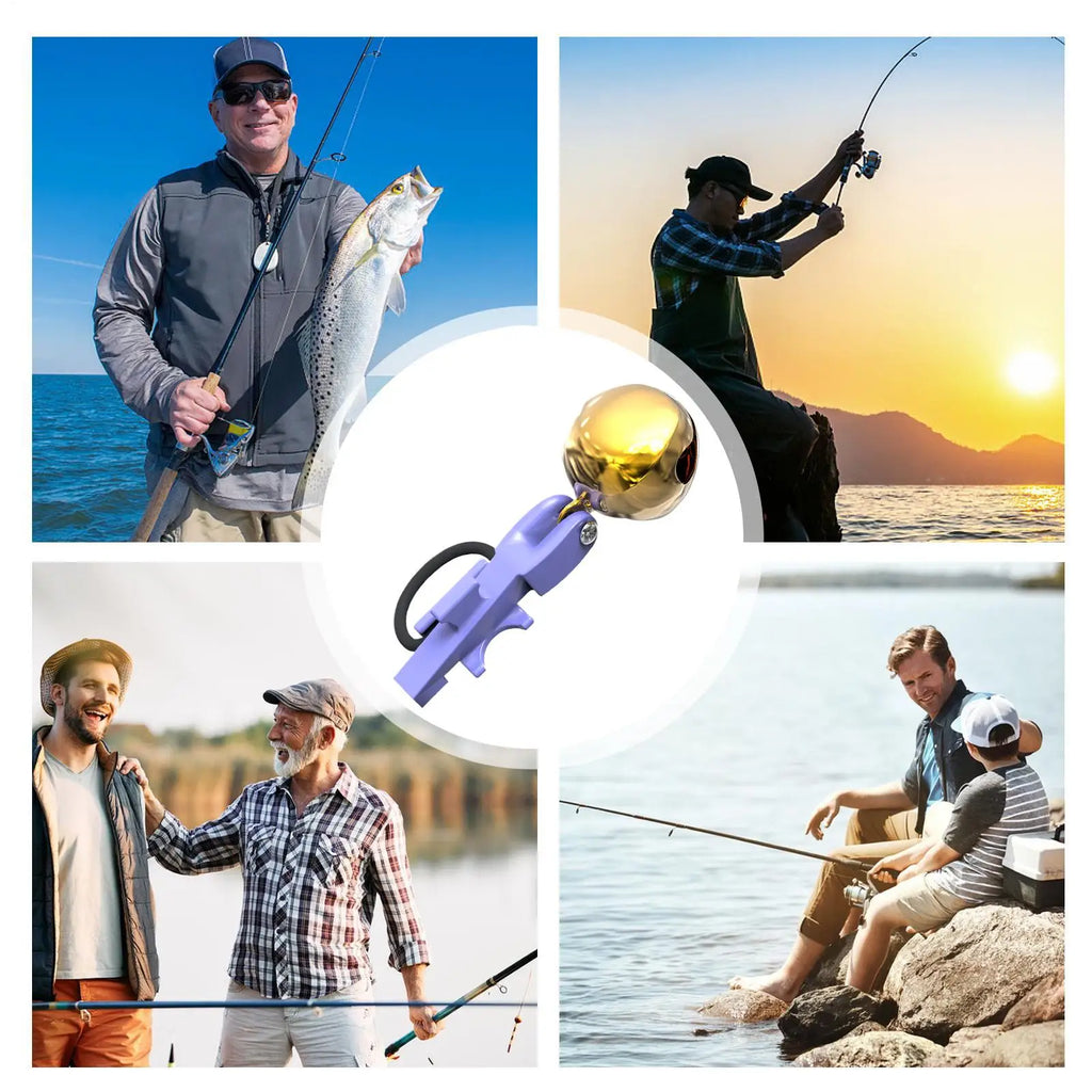3-Pack Waterproof Fishing Bite Alarm Bells with Rod Clip Fishing Bite Alarm Nixie