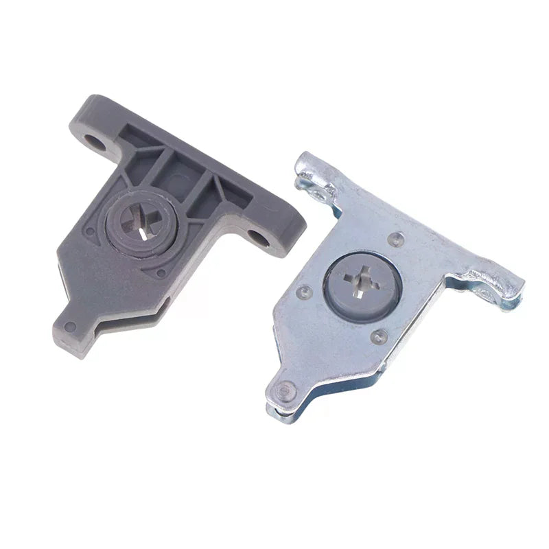 2Pcs Drawer Front Panel Fixing Bracket Clip Connector – Nylon/Metal