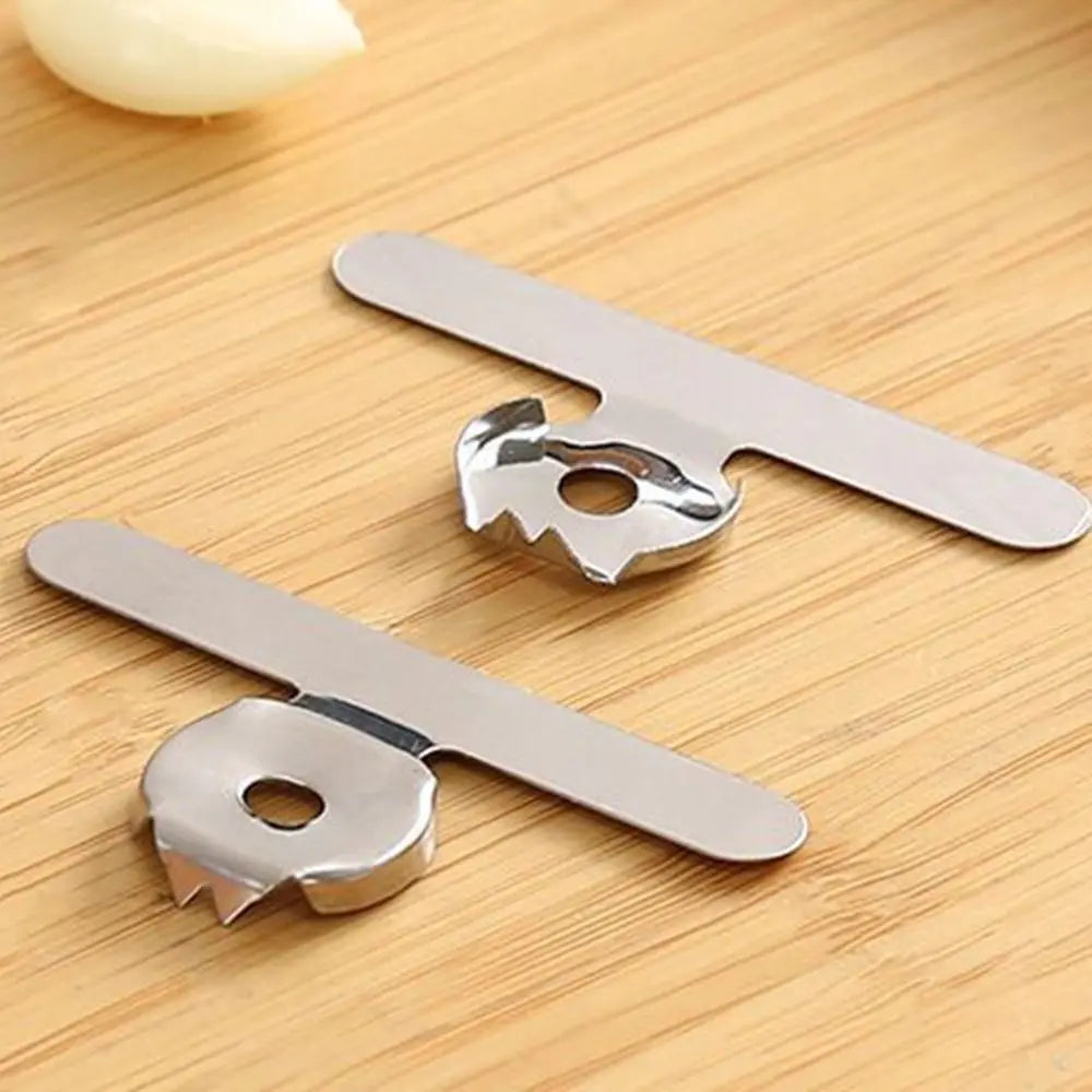 Stainless Steel Garlic Peeler & Stem Removal Tool – Curved Garlic Peeler Tool Nixie