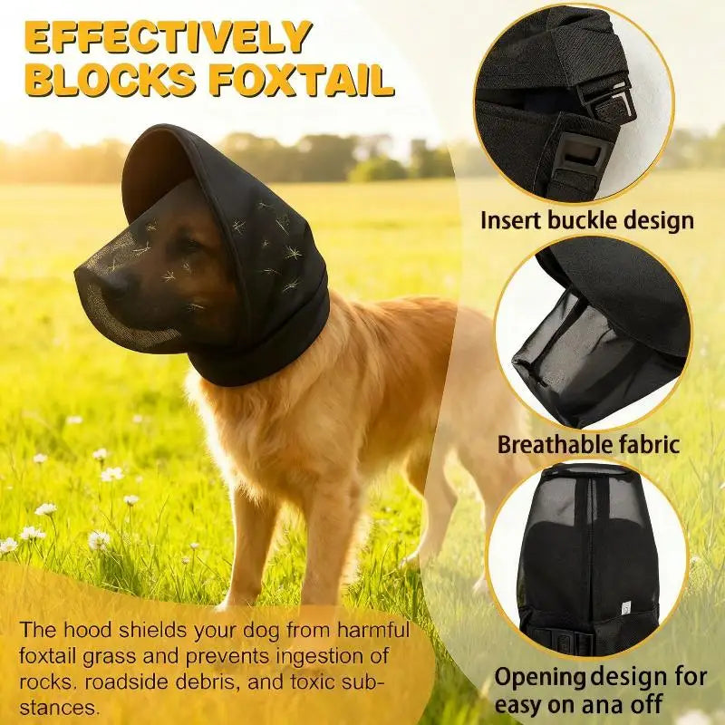 Dog Protective Face Mask – Soft Breathable Pet Mouth Cover Dog Face Mask Nixie