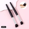 2pcs Flat Head Precision Concealer Brush Set | Nixie Concealer Brush Set Nixie black
