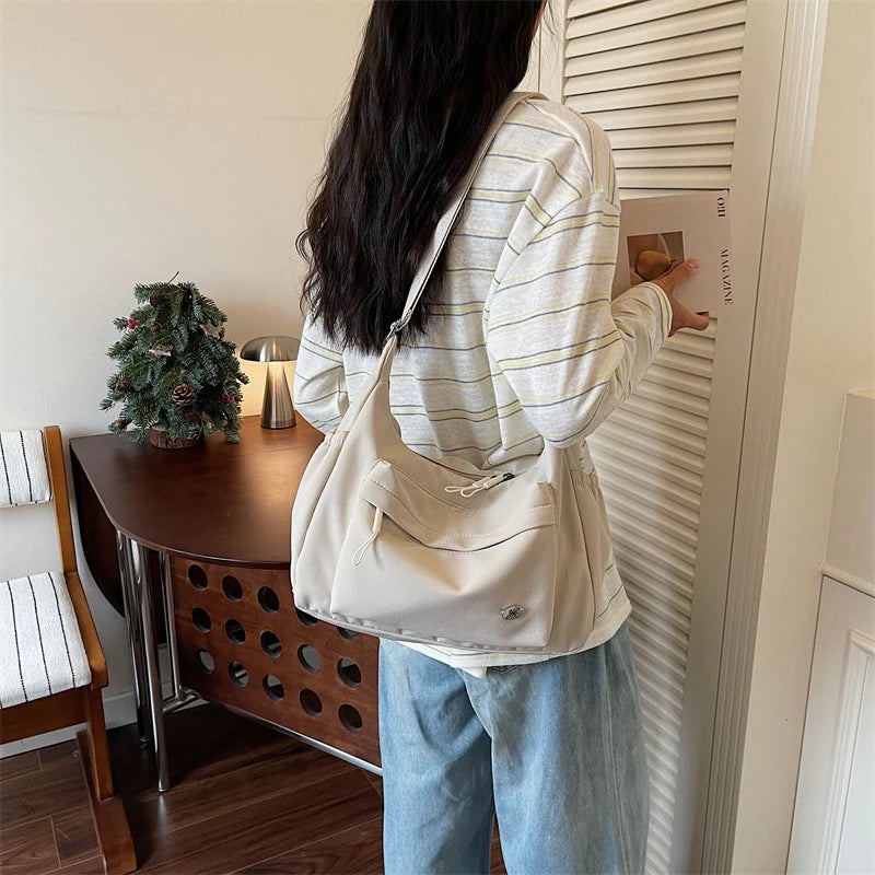 Korean Minimalist Lightweight Crossbody Tote Bag for Women Crossbody Tote Bag Nixie