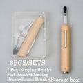 5-in-1 Nail Art Dotting Pen Set – Double-Ended Manicure Kit Nail Art Tool Set Nixie Light Grey