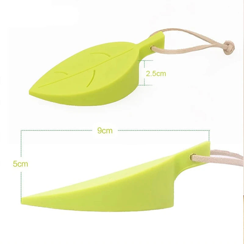 Kids Cartoon Leaf Silicone Door Stopper – 4 Colors Safety Child Safety Door Stop Nixie