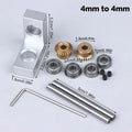 Miniature Bevel Gear 1:1 Ratio 90° Right Angle Gearbox Model Miniature Gearbox Nixie A1