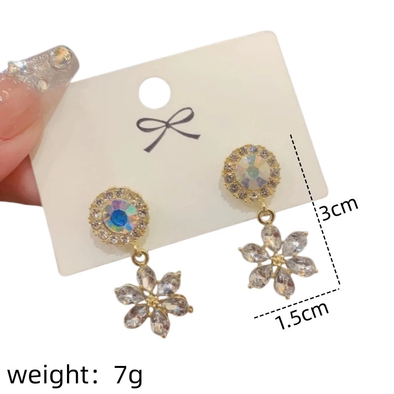 Diamond Tassel Drop Earrings – 14K Gold Plated Vintage Heart Drop Tassel Earrings Nixie XL1847EH668