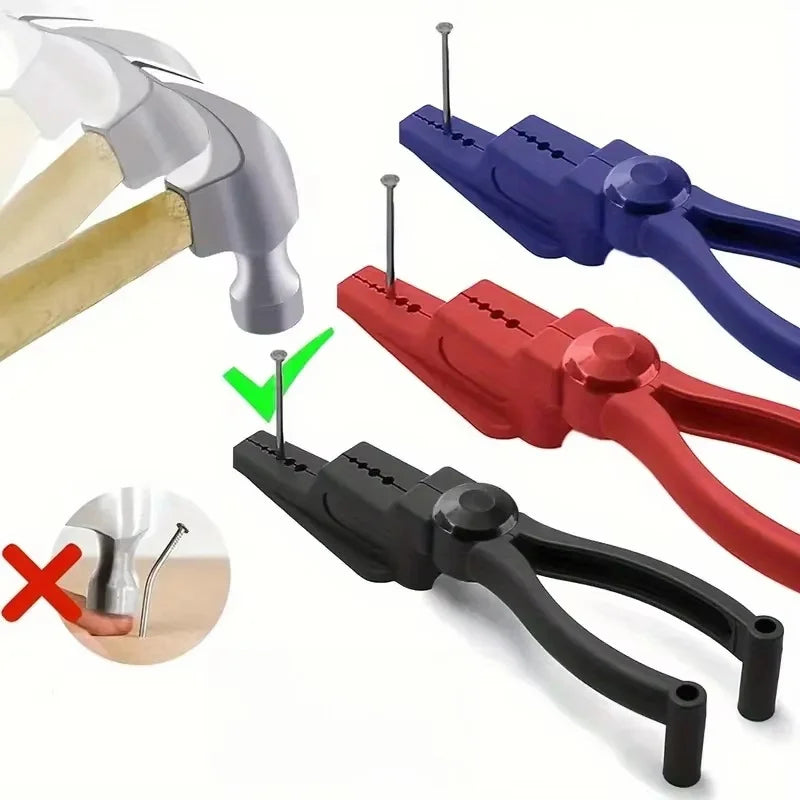 Safety Nail Holder Pliers – Finger Guard for Woodworking Nail Holder Pliers Nixie