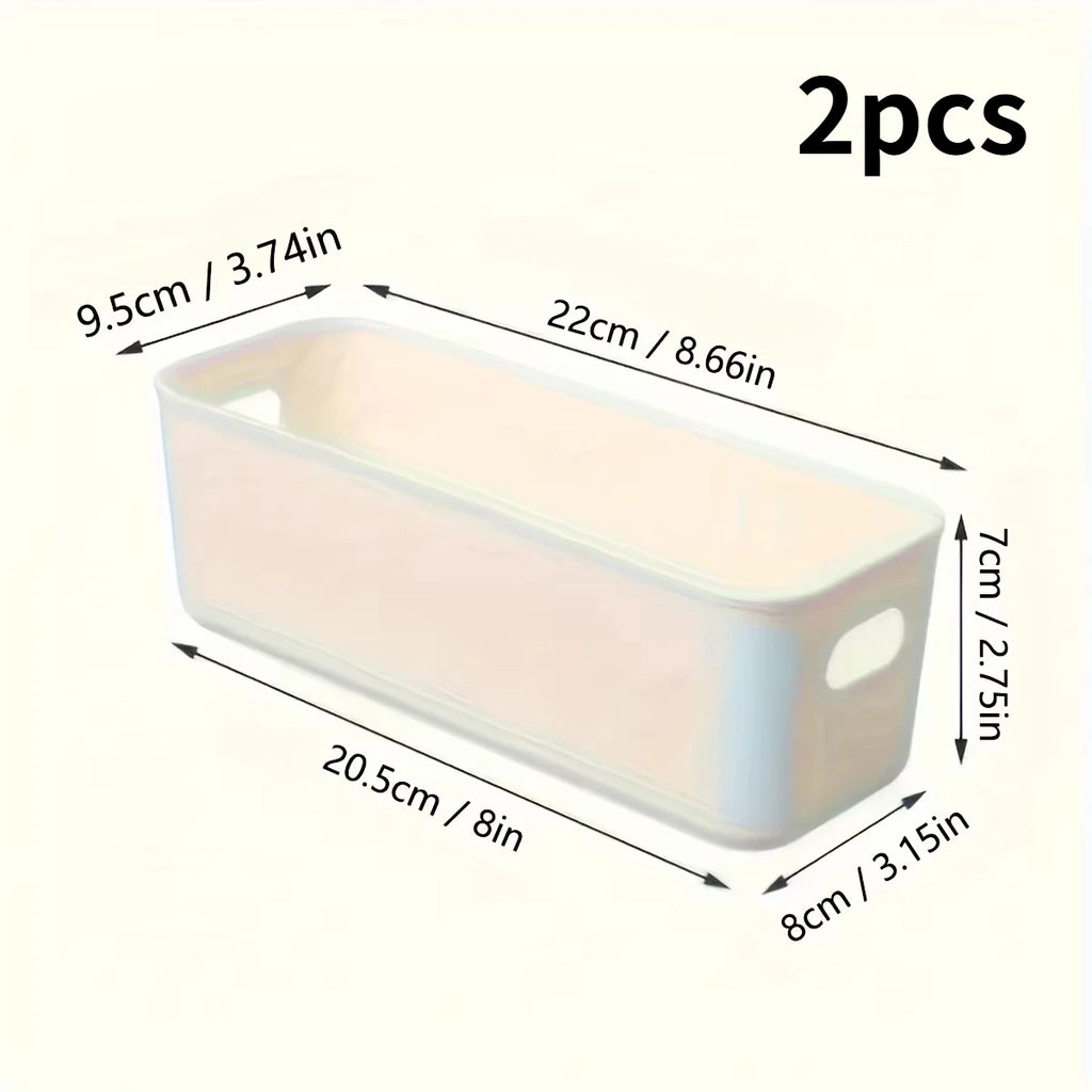 Multifunctional Plastic Storage Box Set – Home Organizer Storage Box Set Nixie 2pc